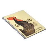 Rooster Steinlen Cocorico French Art Notitieboek (Rechterzijde)