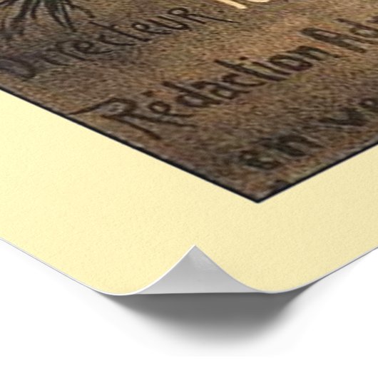 Rooster Steinlen Cocorico French Art Poster (Hoek)