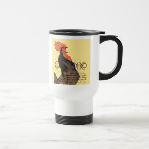 Rooster Steinlen Cocorico French Art Reisbeker