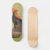 Rooster Steinlen Cocorico French Art Skateboard (Voorkant)