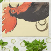Rooster Steinlen Cocorico French Art Theedoek (Gevouwen)