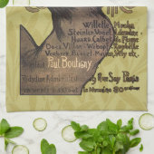 Rooster Steinlen Cocorico French Art Theedoek (Gevouwen)