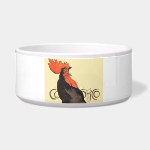 Rooster Steinlen Cocorico French Art Voerbakje