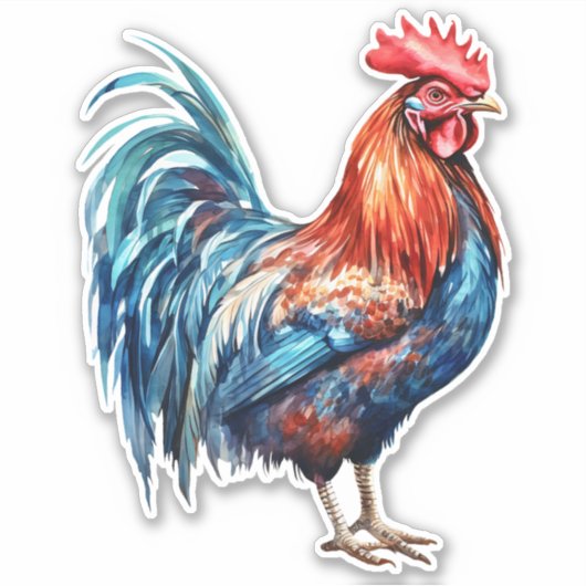 Rooster Sticker (Voorkant)