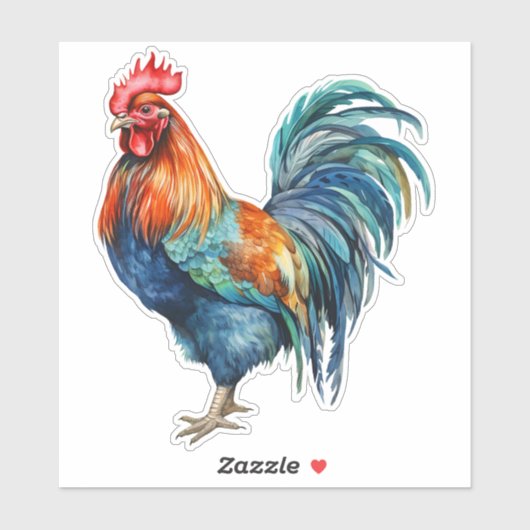 Rooster Sticker (Vel)
