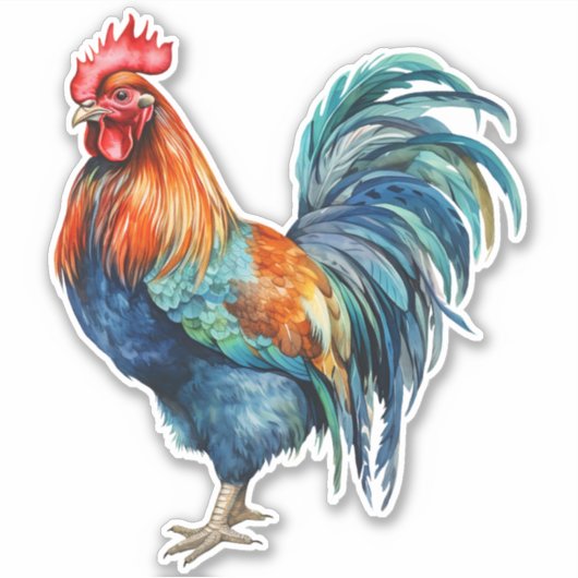 Rooster Sticker (Voorkant)