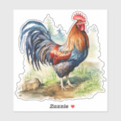 Rooster Sticker (Vel)