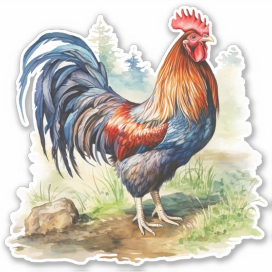 Rooster Sticker (Voorkant)