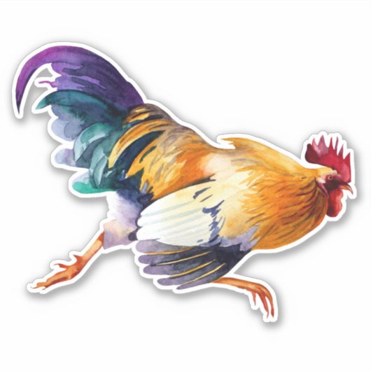 Rooster Sticker (Voorkant)