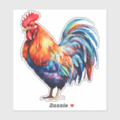 Rooster Sticker (Vel)
