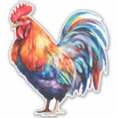 Rooster Sticker (Voorkant)