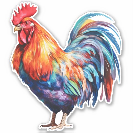 Rooster Sticker (Voorkant)