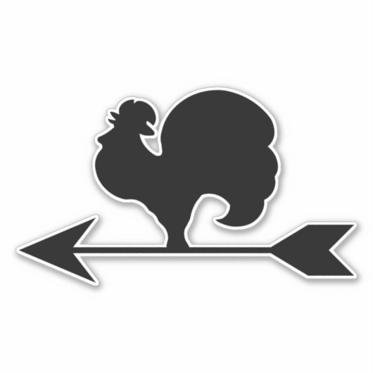 Rooster Sticker (Voorkant)
