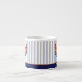 Rooster strepen Espresso Mok (Voorkant)