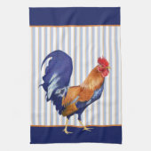 Rooster stripes Kitchen Towel Theedoek (Verticaal)