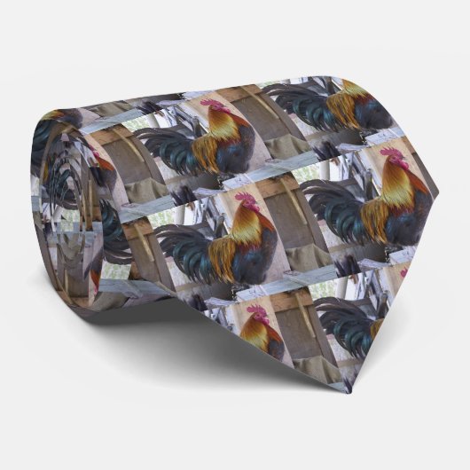 rooster stropdas (Opgerold)