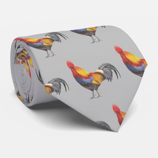 Rooster Stropdas (Opgerold)