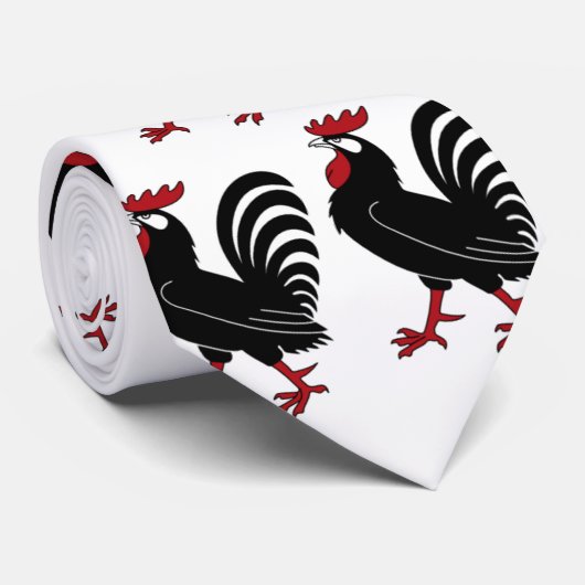 rooster stropdas (Opgerold)