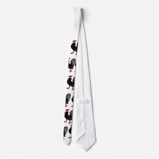 rooster stropdas (Achterkant)