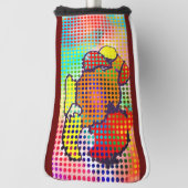 Rooster stropdas droog golfheadcover (Draai 90)