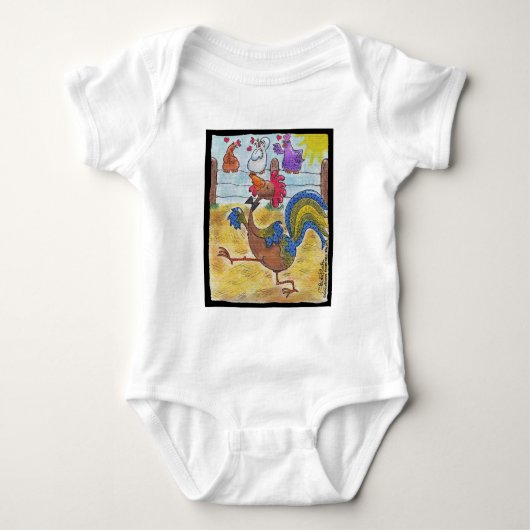 Rooster Strut Romper (Voorkant)