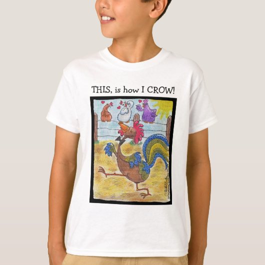 Rooster Strut T-shirt (Voorkant)
