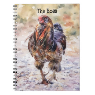 Rooster Strut The Boss of Persoonlijk Dagboek Notitieboek
