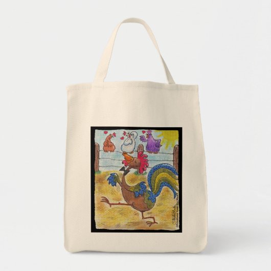 Rooster Strut Tote Bag (Voorkant)