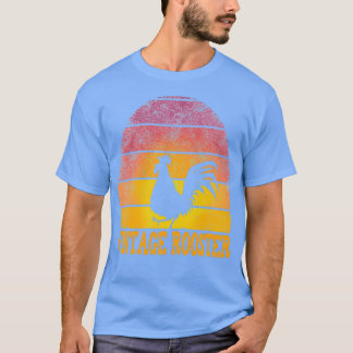  Rooster Sunset Design Triblend T-shirt
