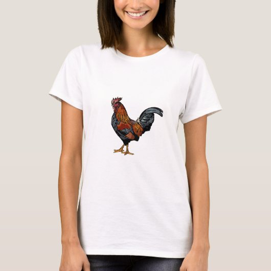 Rooster - T-Shirt voor vrouwen (Voorkant)
