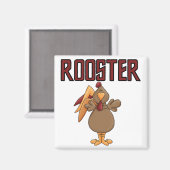 Rooster T-shirts en cadeautjes Magneet (Voorkant / Achterkant)