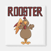 Rooster T-shirts en cadeautjes Magneet (Voorkant)