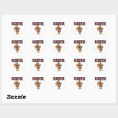 Rooster T-shirts en cadeautjes Ronde Sticker (Vel)