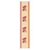 Rooster Table Runner Korte Tafelloper (Voorkant)