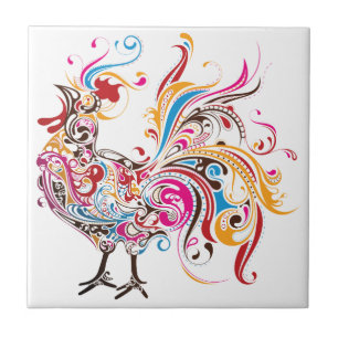 Rooster Tegeltje