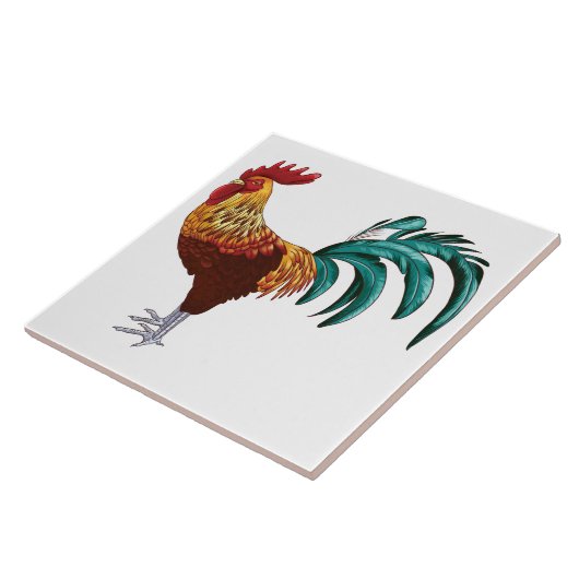 ROOSTER TEGELTJE (Zijkant)