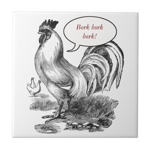 rooster tegeltje (Voorkant)