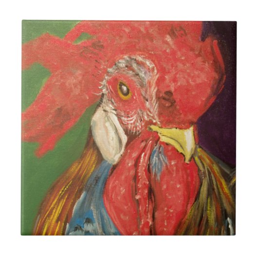 rooster tegeltje (Voorkant)