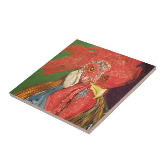 rooster tegeltje (Zijkant)