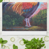 Rooster Theedoek (Gevouwen)