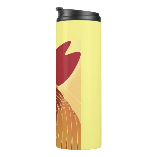 Rooster Thermosbeker (Geroteerd rechts)