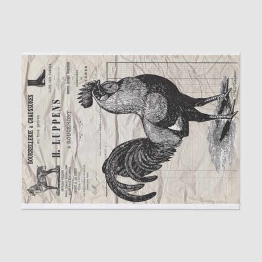 Rooster Tissuepapier (Voorkant)