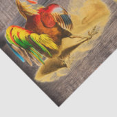 Rooster Tissuepapier (Detail)