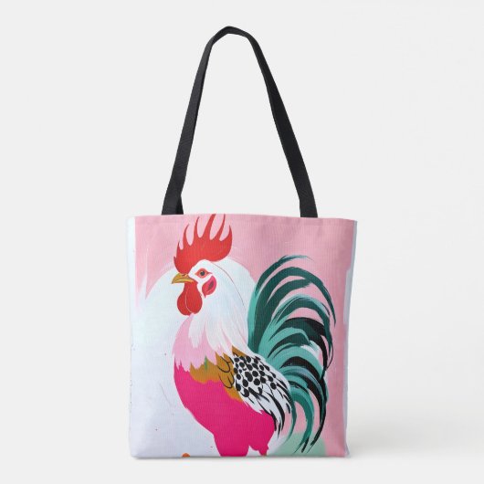 Rooster Tote Bag (Achterkant)