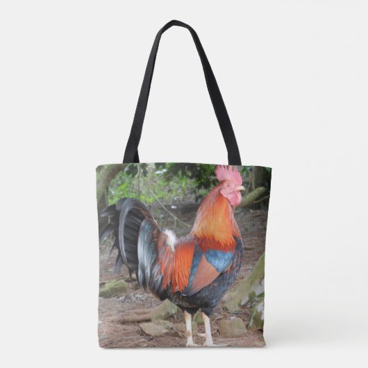 Rooster Tote Bag (Achterkant)