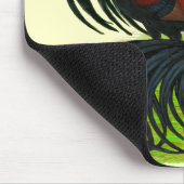 Rooster Trio met lange staart Muismat (Hoek)