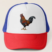 Rooster Trucker Hoed Trucker Pet (Voorkant)