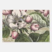 Rooster Tuin Bloem Vlinder Kunst Inpakpapier Vel (Voorkant 2)