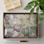 Rooster Tuin Bloem Vlinder Kunst Tissuepapier (Geschenk)