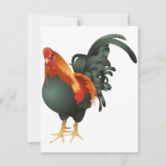 Rooster uitnodigingen (Voorkant)